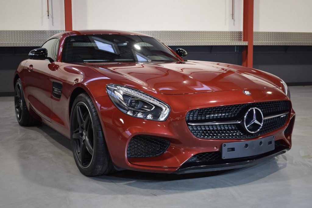 2015 Mercedes-Benz AMG GT Coupe twin-turbocharged V8