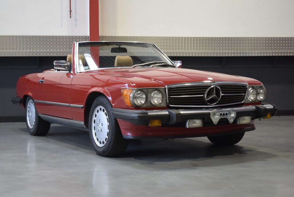 1986 Mercedes-Benz R107 560SL Convertible 5.6 Liter V8